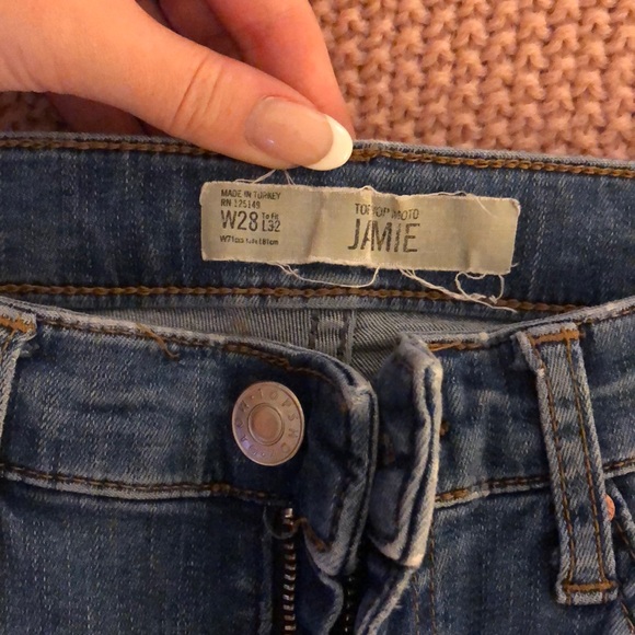 Topshop Ripped Blue Jeans! - Picture 4 of 4